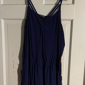Express blue romper